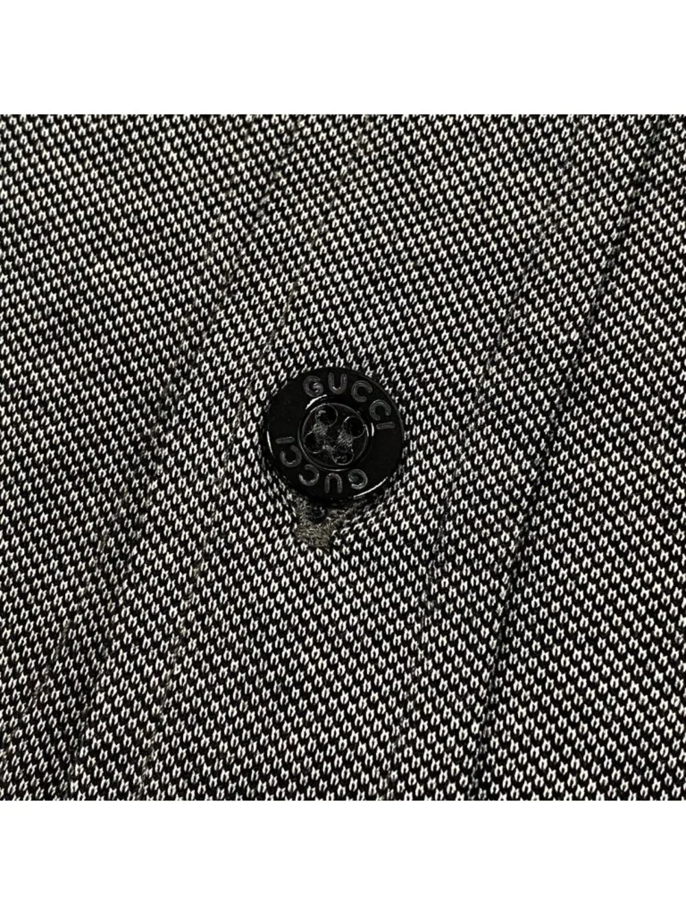 Gucci Sherry Line Short Sleeve Shirt Polo Gray Cotton XL
